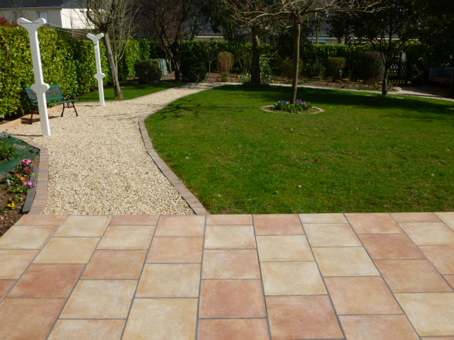 Terrasse carrelage