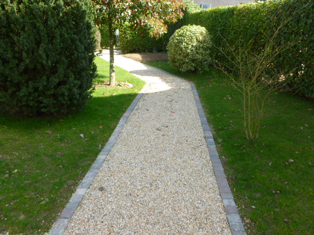 Allée en graviers